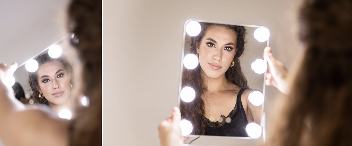 MMIRO hollywoodská make-up zrcadla L612